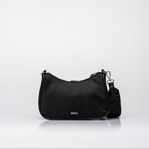Brand New With Tags Prune Argentina Black Aurora Nylon Crossbody Bag Purse BNWT